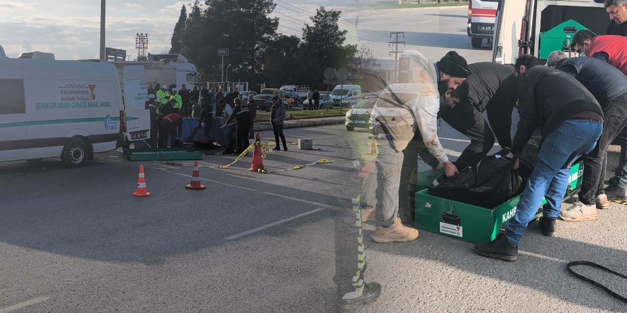 Tırın çarptığı yaya can verdi!