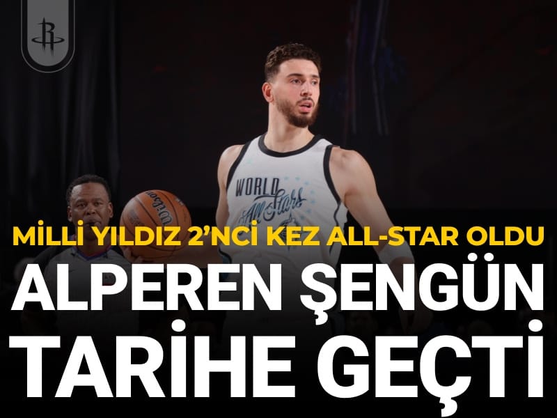 Milli yıldız 2’nci kez All-Star oldu! Alperen Şengün tarihe geçti