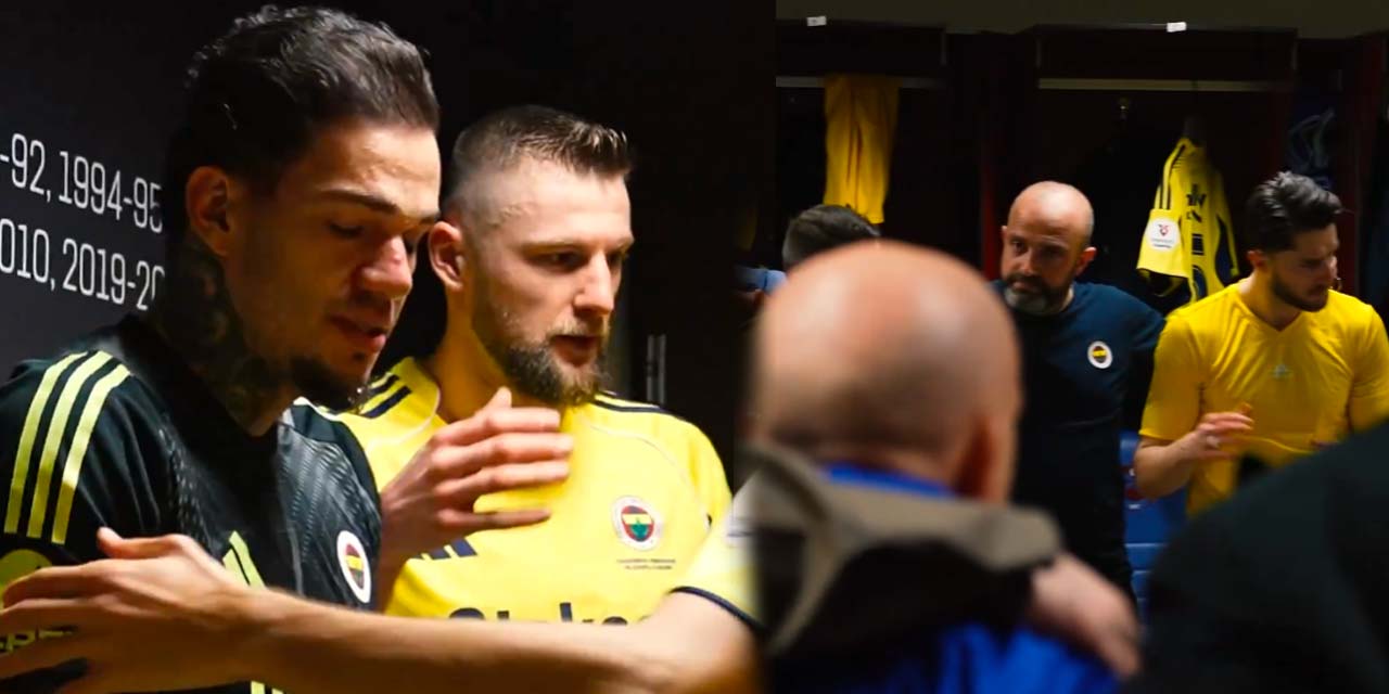 Fenerbahçe derbinin soyunma odası görüntülerini yayınladı