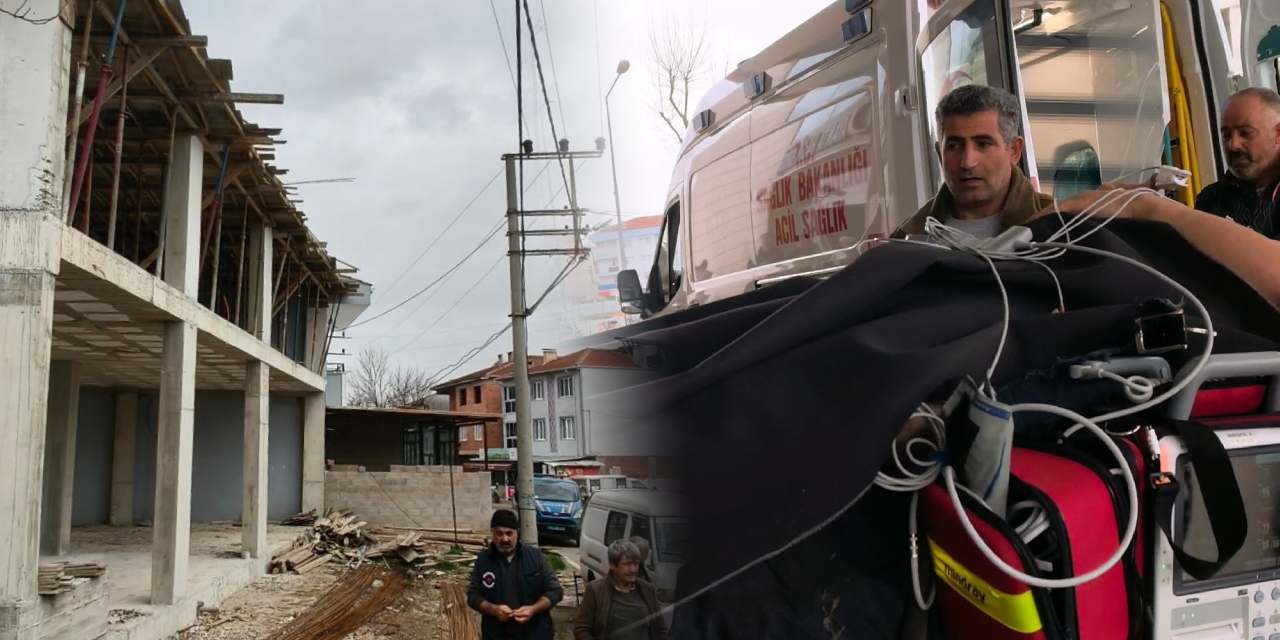 Elektrik akımına kapılan işçi ölümden döndü!