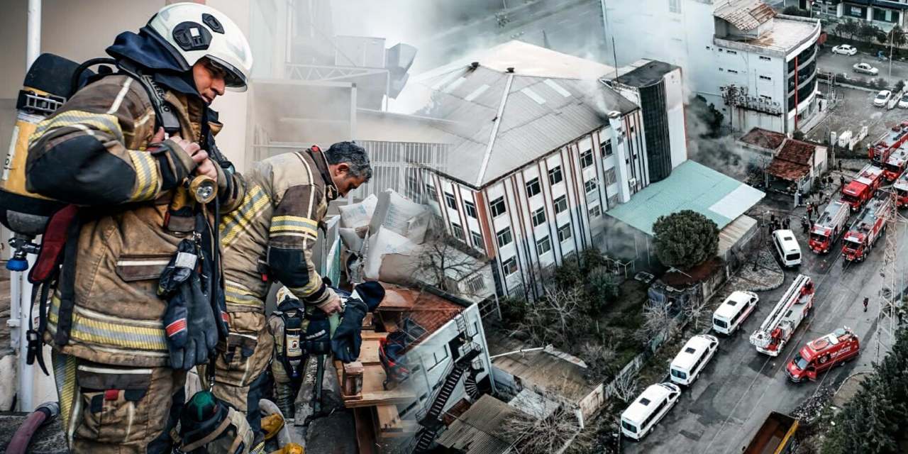 İzmir’de yangın paniği! Mahsur kalanları itfaiye kurtardı