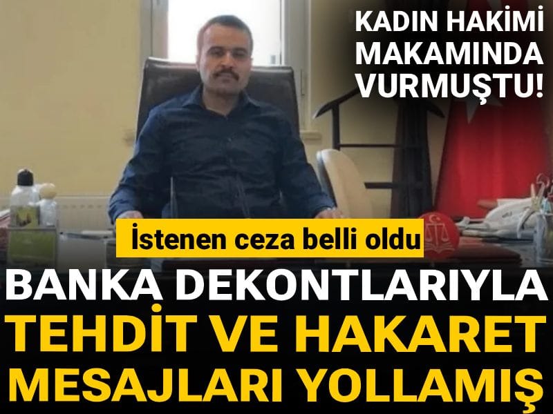 Kadın hakimi vuran erkek savcı hakkında istenen ceza belli oldu: Banka dekontlarıyla tehdit ve hakaret mesajları