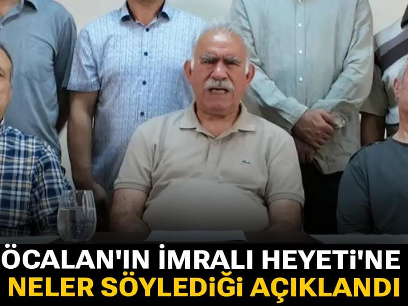 Mithat Sancar, Öcalan'ın İmralı Heyeti'ne neler söylediğini açıkladı