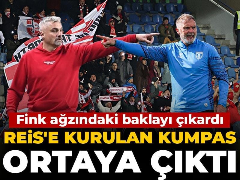 Reis'e kurulan kumpas ortaya çıktı: Fink ağzındaki baklayı çıkardı