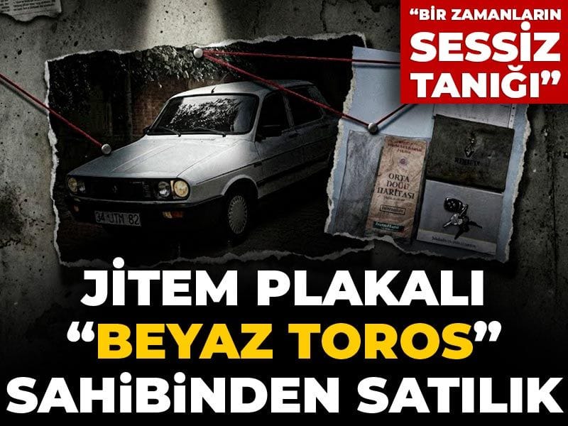 JİTEM plakalı "Beyaz Toros" sahibinden satılık