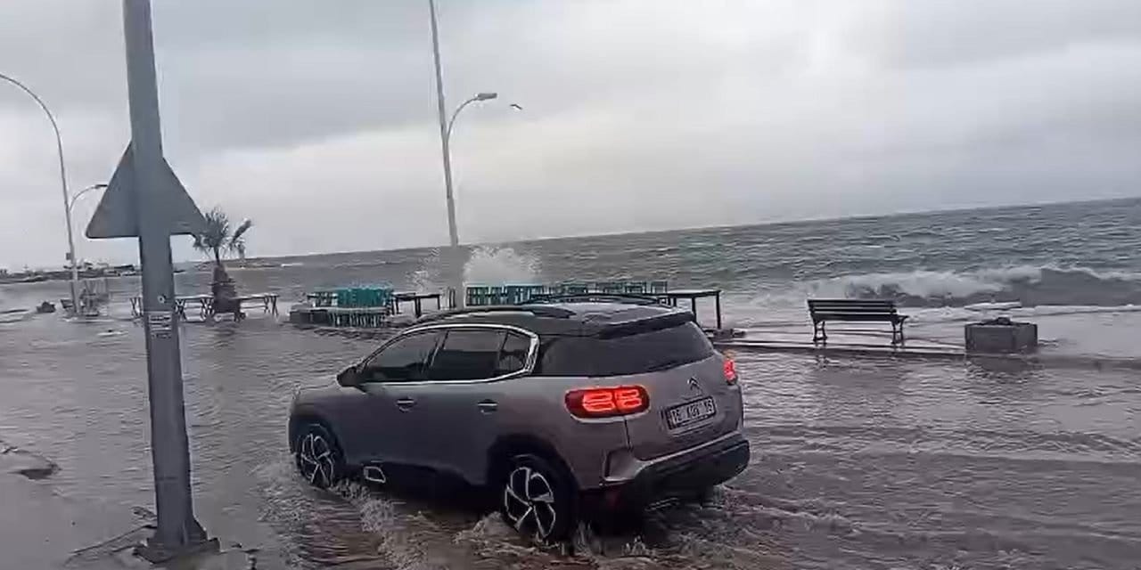 Bursa'da deniz ve kara birleşti