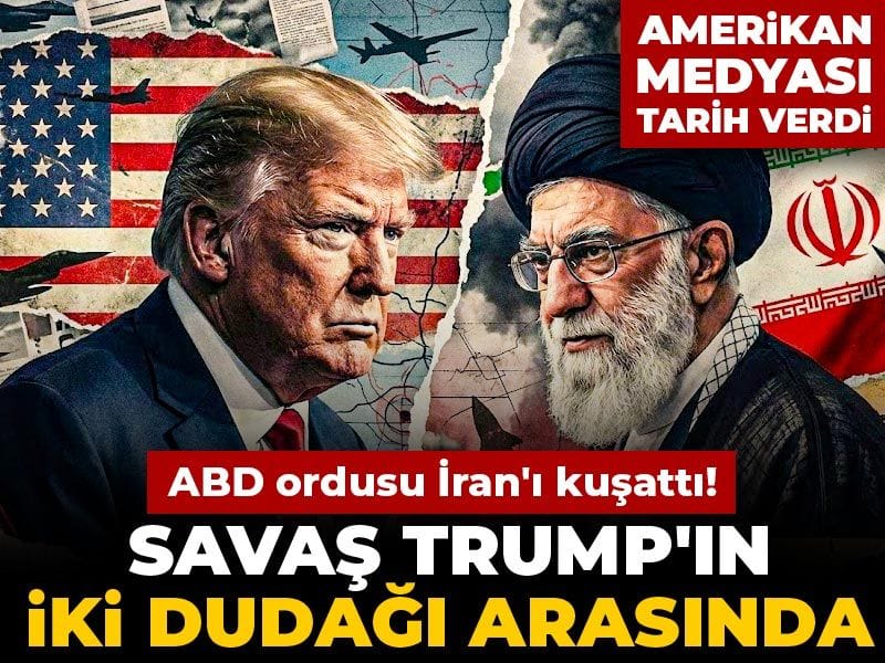 ABD ordusu İran'ı kuşattı! Savaş Trump'ın iki dudağı arasında
