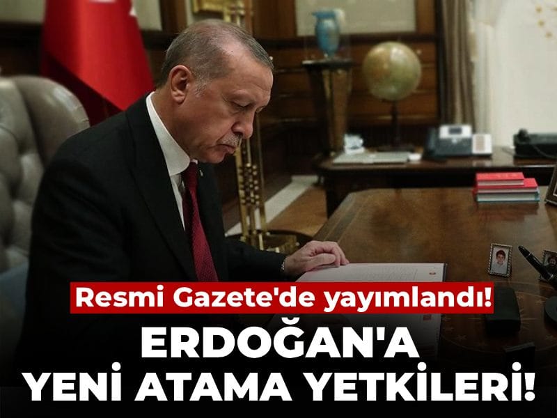 Üst düzey atamalara düzenleme! Resmi Gazete'de yayımlandı