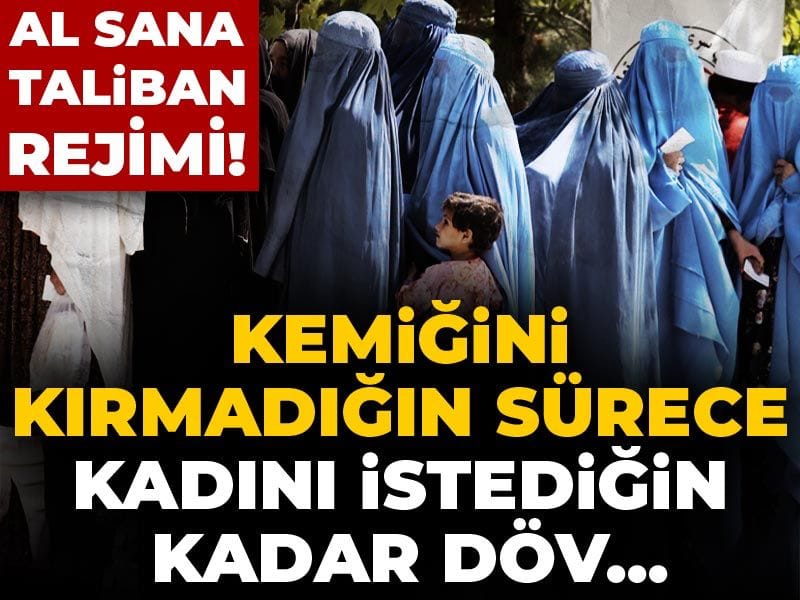 Taliban imzaladı! "Kırık kemik yoksa suç da yok"