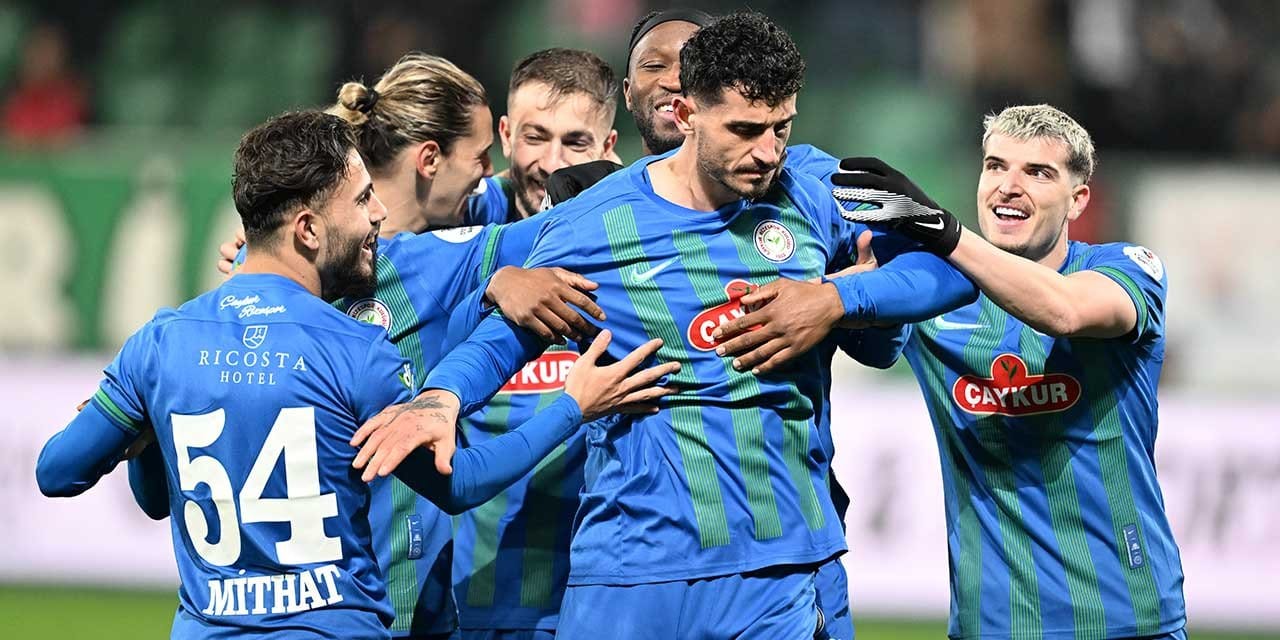 Çaykur Rizespor galibiyet hasretini bitirdi