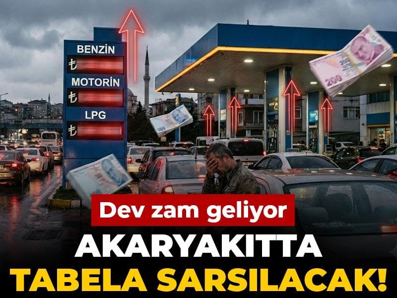 Dev zam geliyor: Akaryakıtta tabela sarsılacak!
