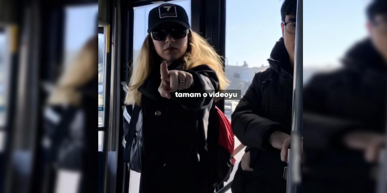 Savcıyım diyerek yolcuları ve şoförü tehdit edip hakaretler savurdu