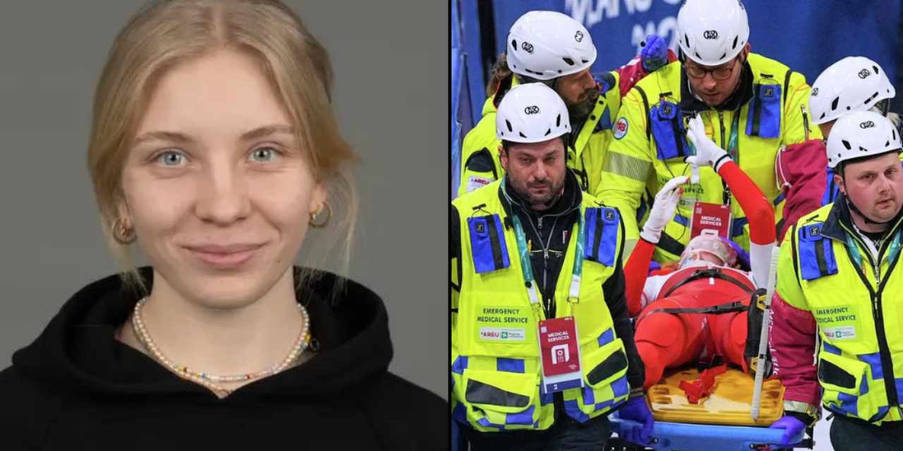 Olimpiyatlarda korkutan kaza: Polonyalı sporcunun yüzü kesildi