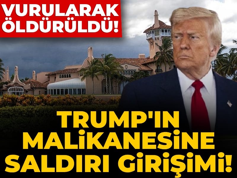 Son Dakika | Trump'ın konutuna saldırı girişimi! Bir kişi öldürüldü