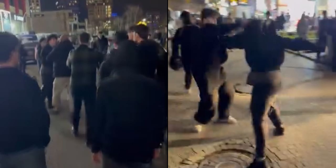 İstanbul'da iftar sonrası yumruklar konuştu! O anlar kamerada