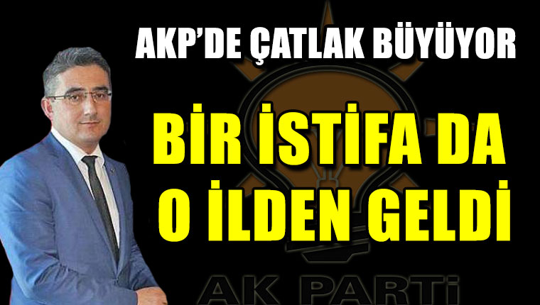 AKP Çanakkale Gelibolu ilçe başkanı istifa etti