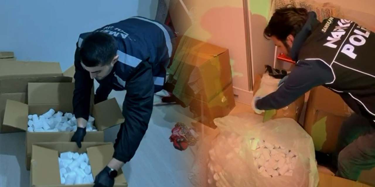 Anne oğulun yaşadığı evden yüz binlerce uyuşturucu hap çıktı!