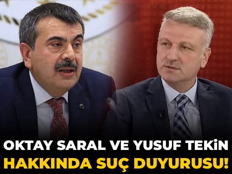 Oktay Saral ve Yusuf Tekin hakkında suç duyurusu!