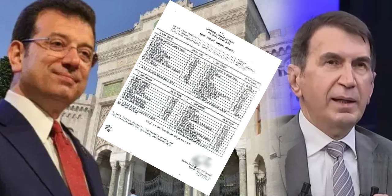 İşte İmamoğlu’nun üniversite mezuniyet karnesi! Fuat Uğur “Mezun ama dersleri geçemedi” demişti