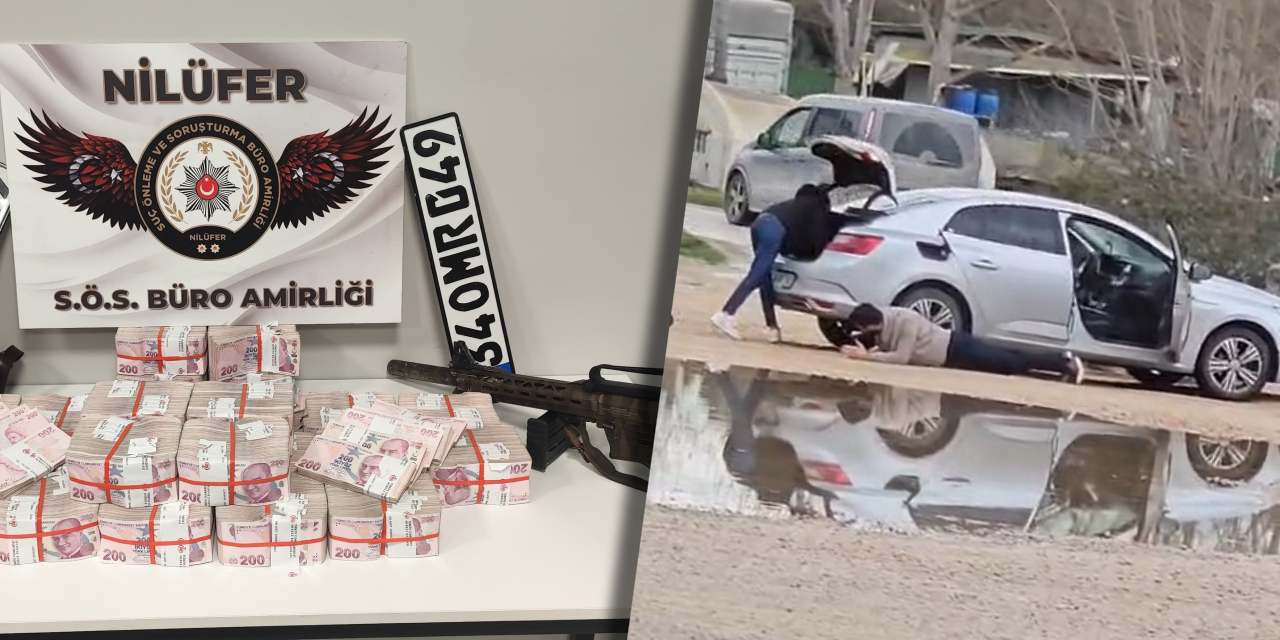 Bursa'da 20 milyon TL'lik "planlı" gasp: O anlar kamerada!