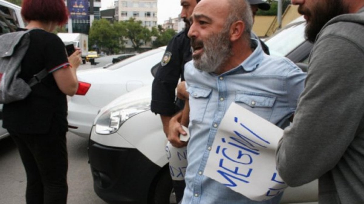 Eylem başlamadan gözaltına alındı! AKP binasına gitmesine bile izin yok...