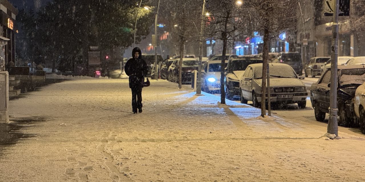 Erzurum'da 3 ilçede eğitime kar engeli!