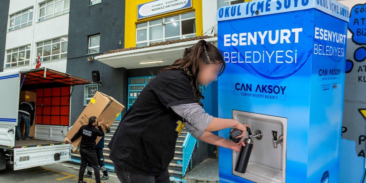 Esenyurt kayyumu İnan Güney’in projesini kopyaladı: Yetmedi sebilin üstüne adını yazdırdı