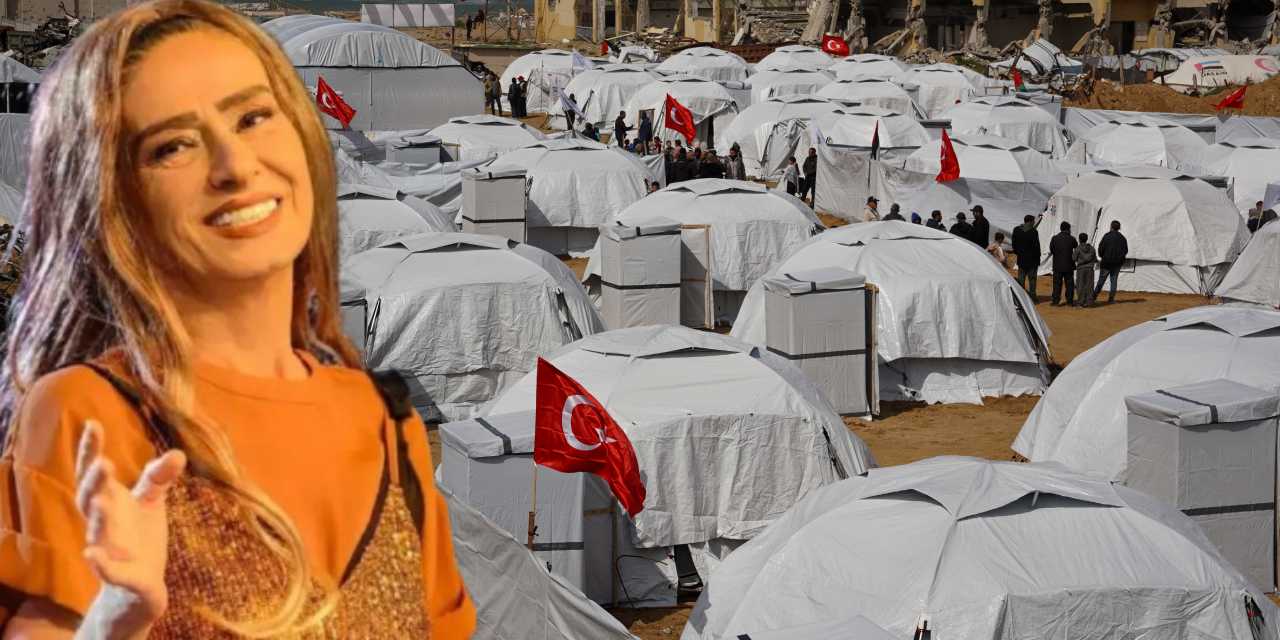 Yıldız Tilbe'den Gazze'ye ikinci çadır kent!