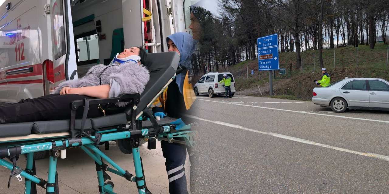 Bursa’da korkutan kaza: 2 yaralı