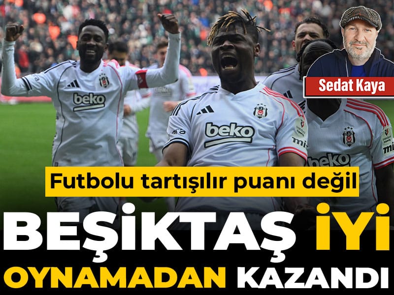 Kocaeli'de top var, çim var, forma var ama futbol yok: İyi olmayan Beşiktaş kazandı