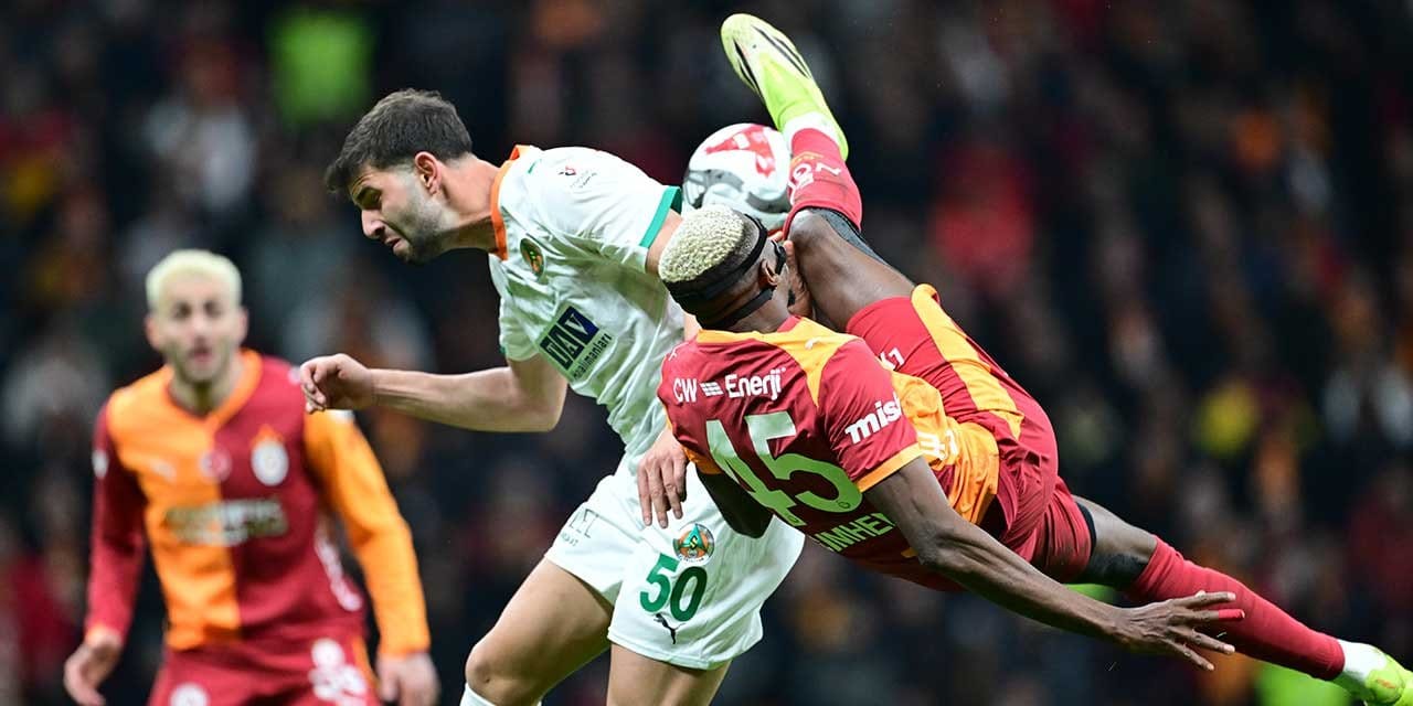 Galatasaray'a 3 puan 3 golle geldi: Alanyaspor'u rahat geçti