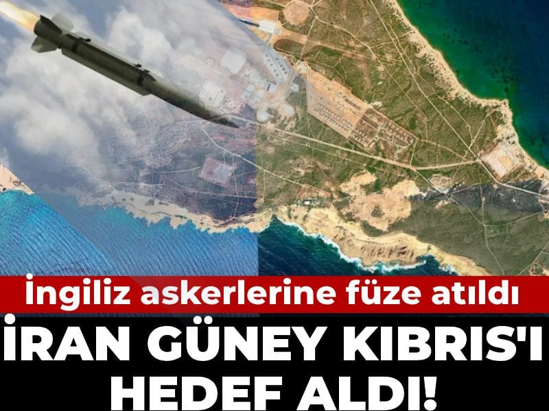 Son dakika | İran Güney Kıbrıs'ı hedef aldı! İngiliz askerlerine füze atıldı