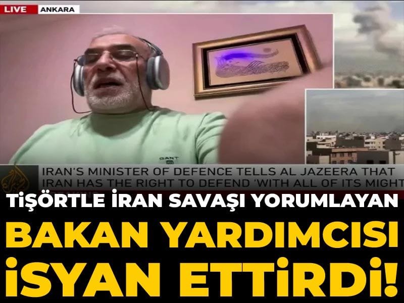 Tişörtle İran savaşı yorumlayan bakan yardımcısı isyan ettirdi!