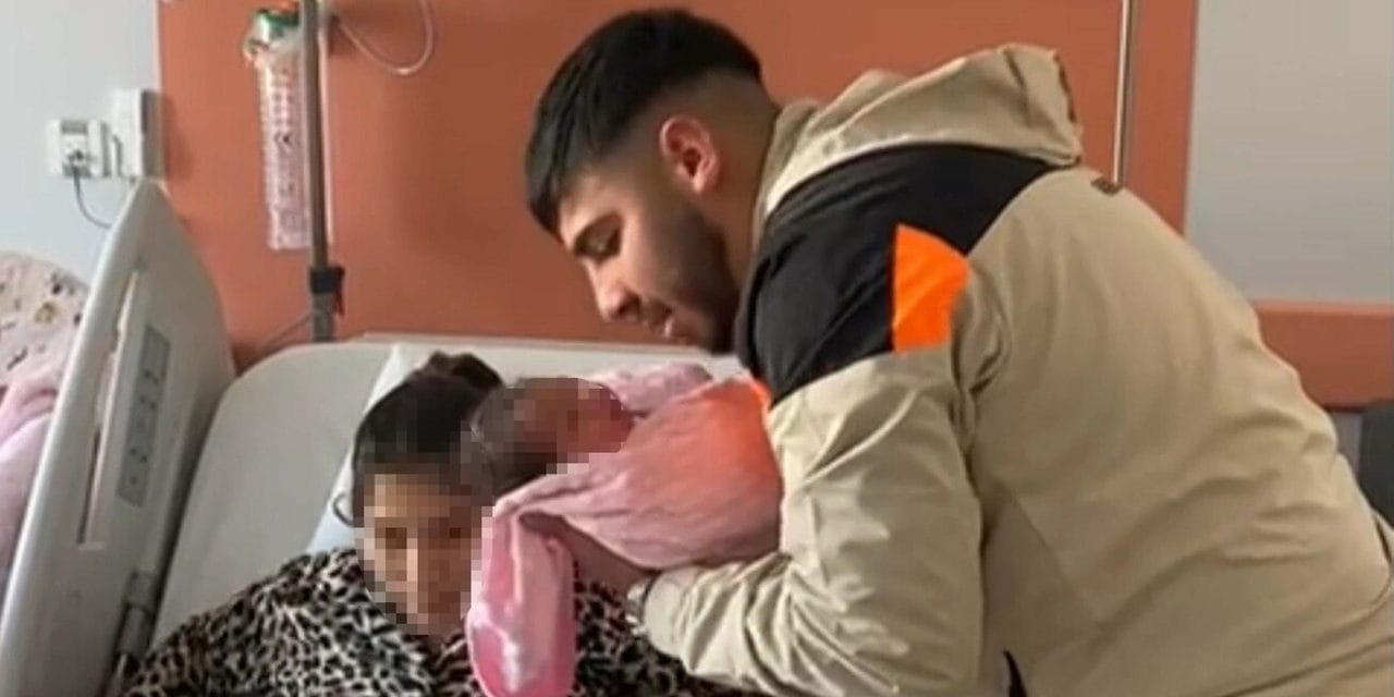 Baba olduğunu gün yakalandı: Cezaevine gitmeden önce bebeğini gördü