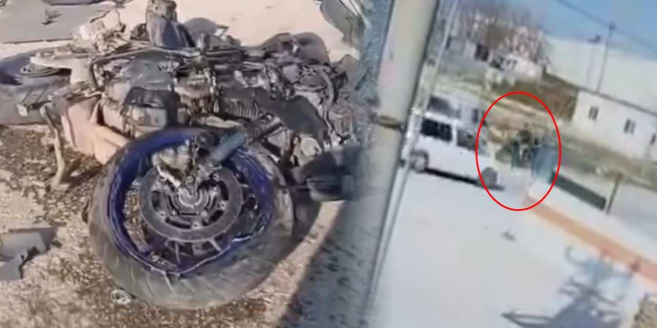 Bursa’da korkutan kaza! Yola savrulan motosikletli yaralandı