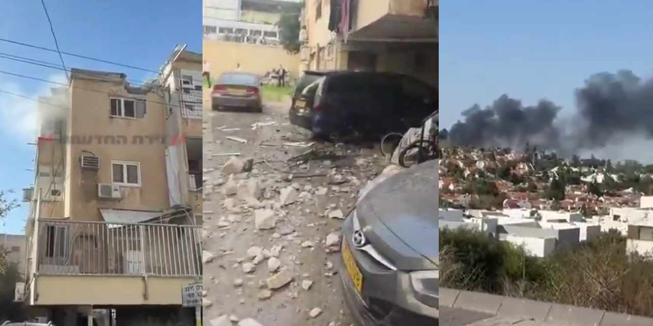 Demir Kubbe delik deşik! İran’dan Tel Aviv’e füze saldırısı