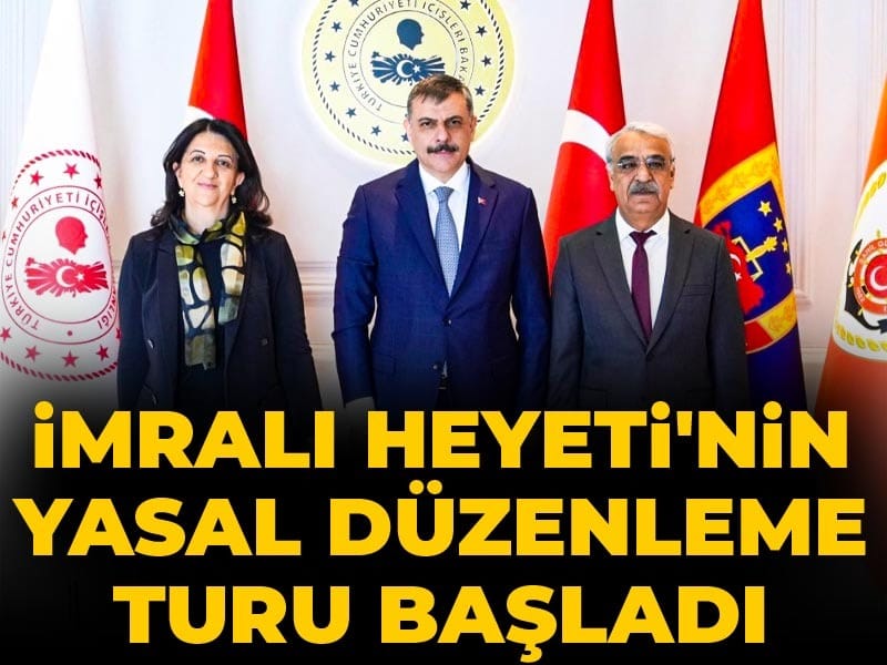 Son dakika | İmralı heyetinin yasal düzenleme turu başladı