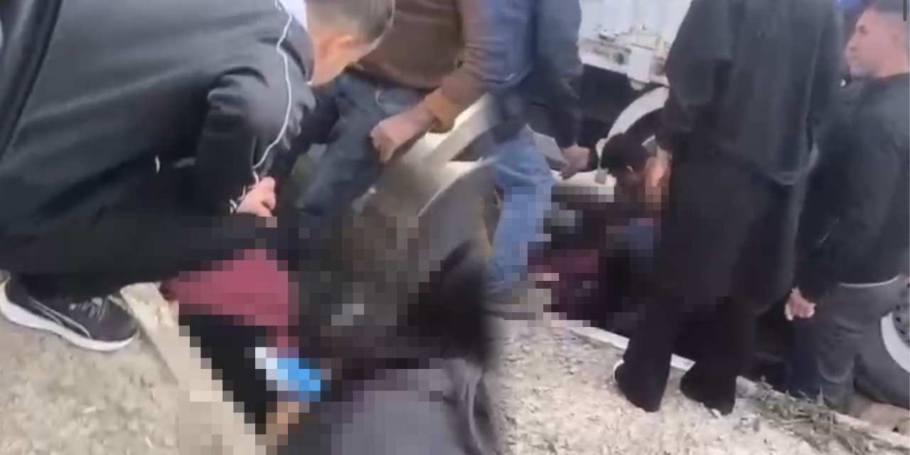 Tırın çarptığı yaşlı kadın yaşam savaşı veriyor!