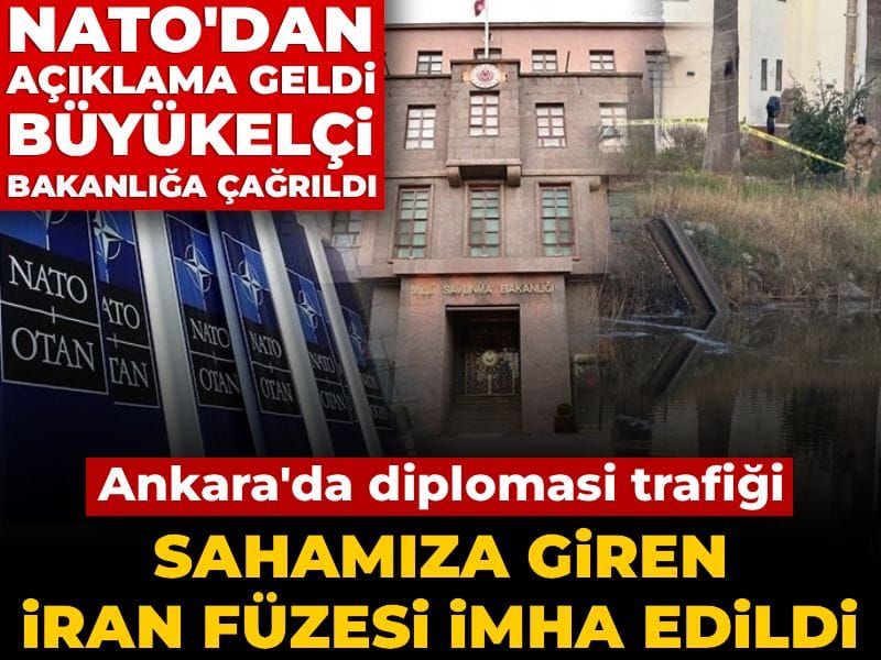 Son Dakika | İran'dan atılan füze Hatay semalarında imha edildi! MSB açıkladı