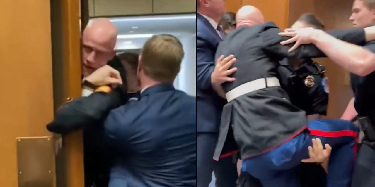 ABD Kongresi’nde İsrail protestosu: Eski deniz piyadesinin kolunu kırdılar