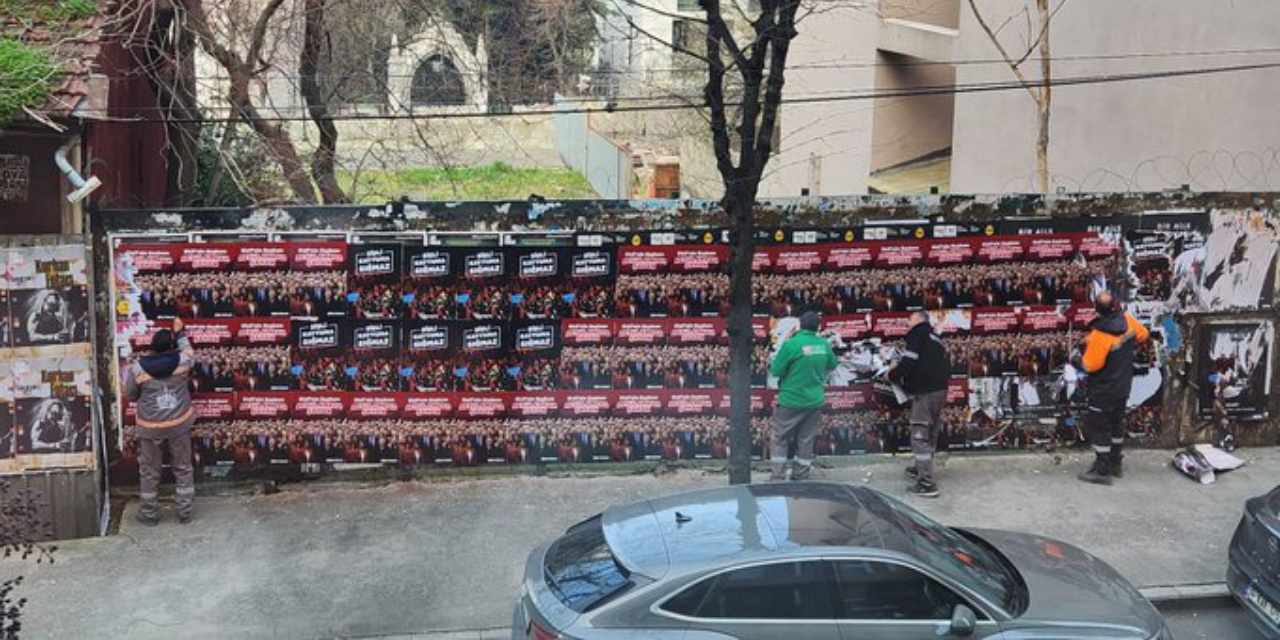 Şişli kayyumu 'Resul Emrah Şahan' afişlerini söktürdü