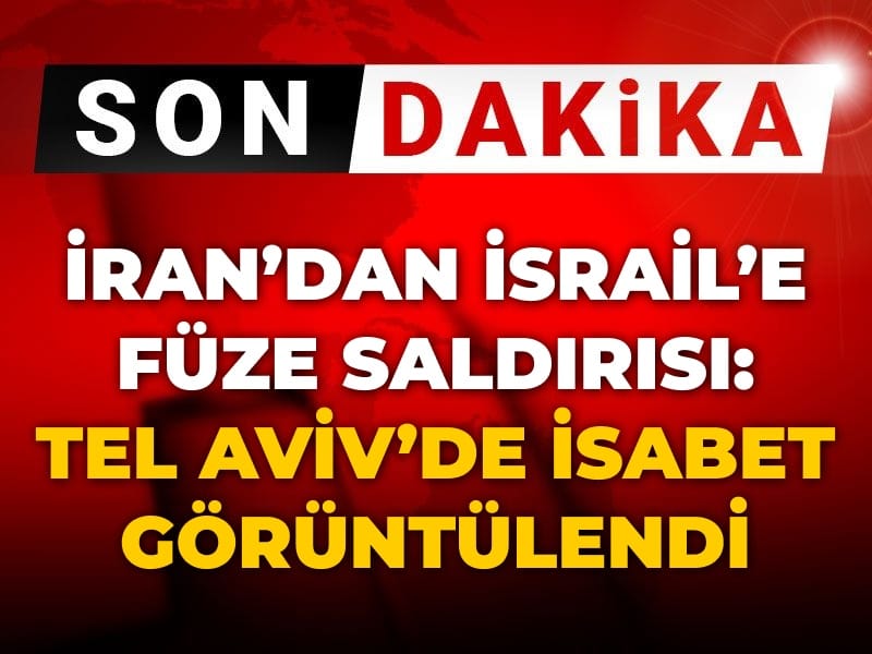 Son Dakika | İran İsrail'e yönelik füze saldırısı başlattı