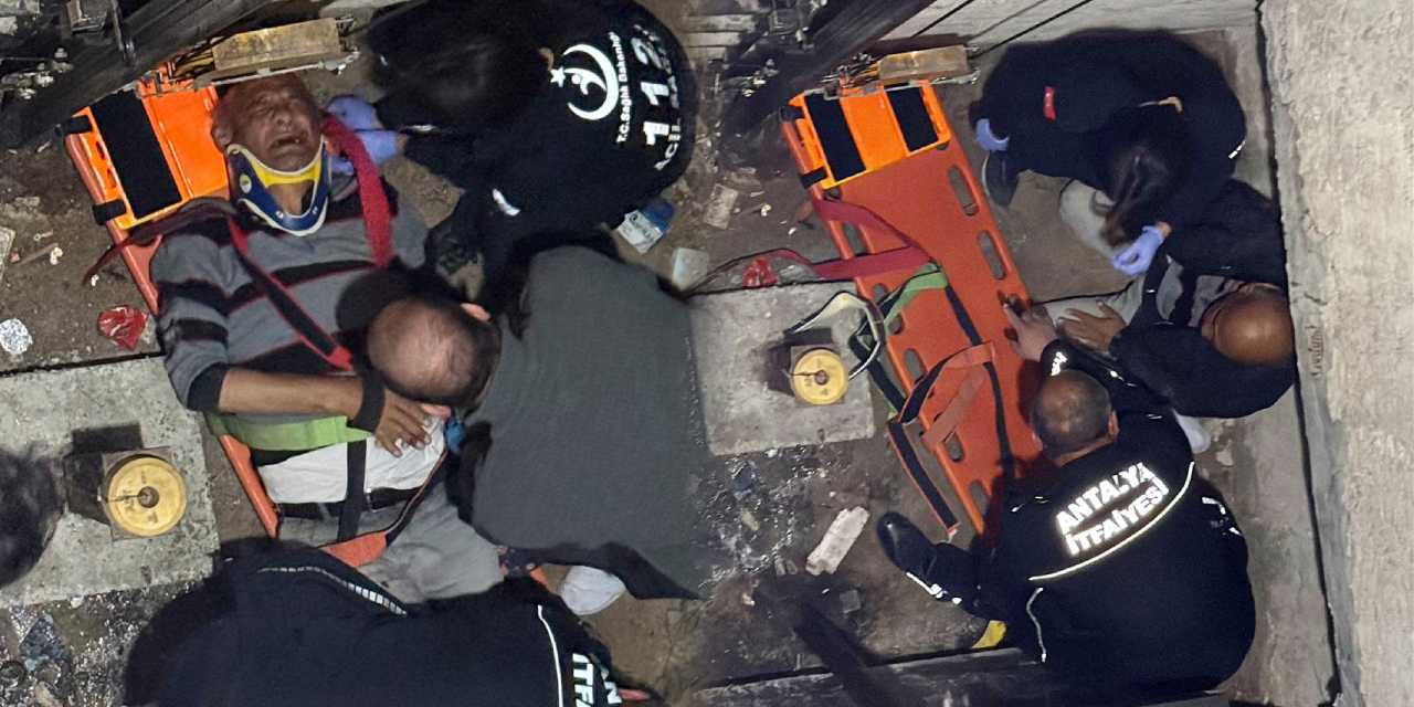 Asansöre adımını attı: 5 metreden boşluğa düştü