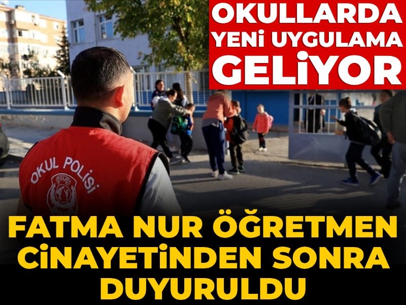 Son Dakika | Okullara 24 saat polis devriyesi geliyor! Yusuf Tekin duyurdu