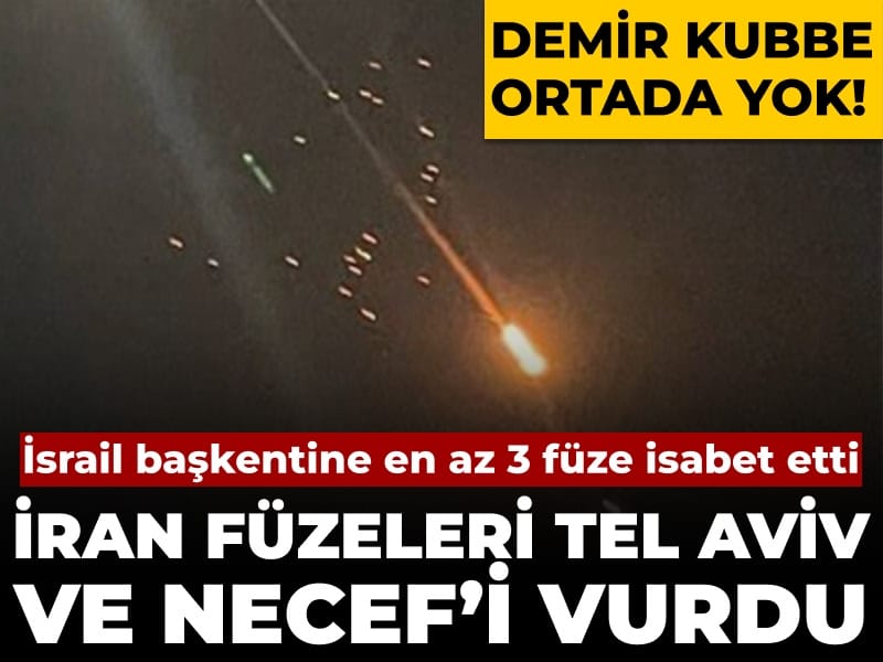 Son Dakika | İran'dan Tel Aviv'e yeni saldırı dalgası