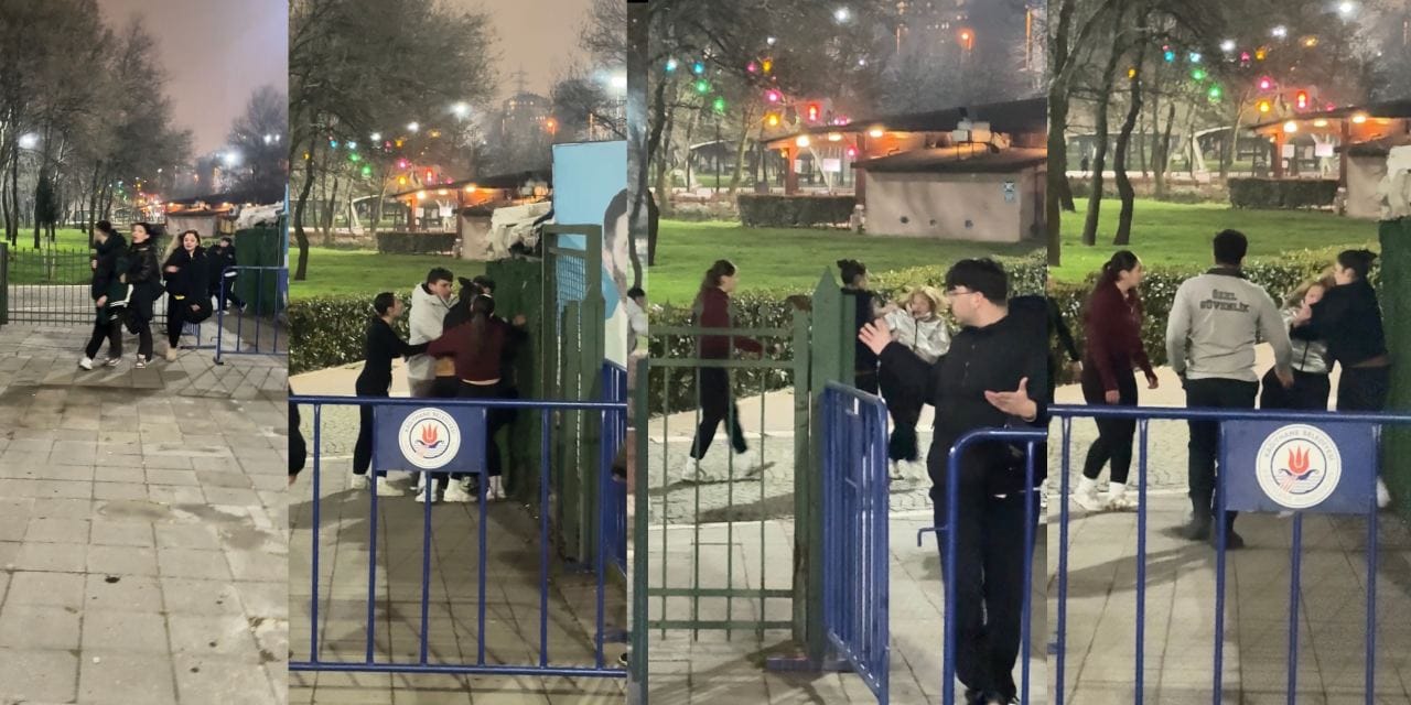 Bu çocuklara neler oluyor? Park ortasında birbirlerini dövdüler... 'Mermili' tehditler de havada uçuştu