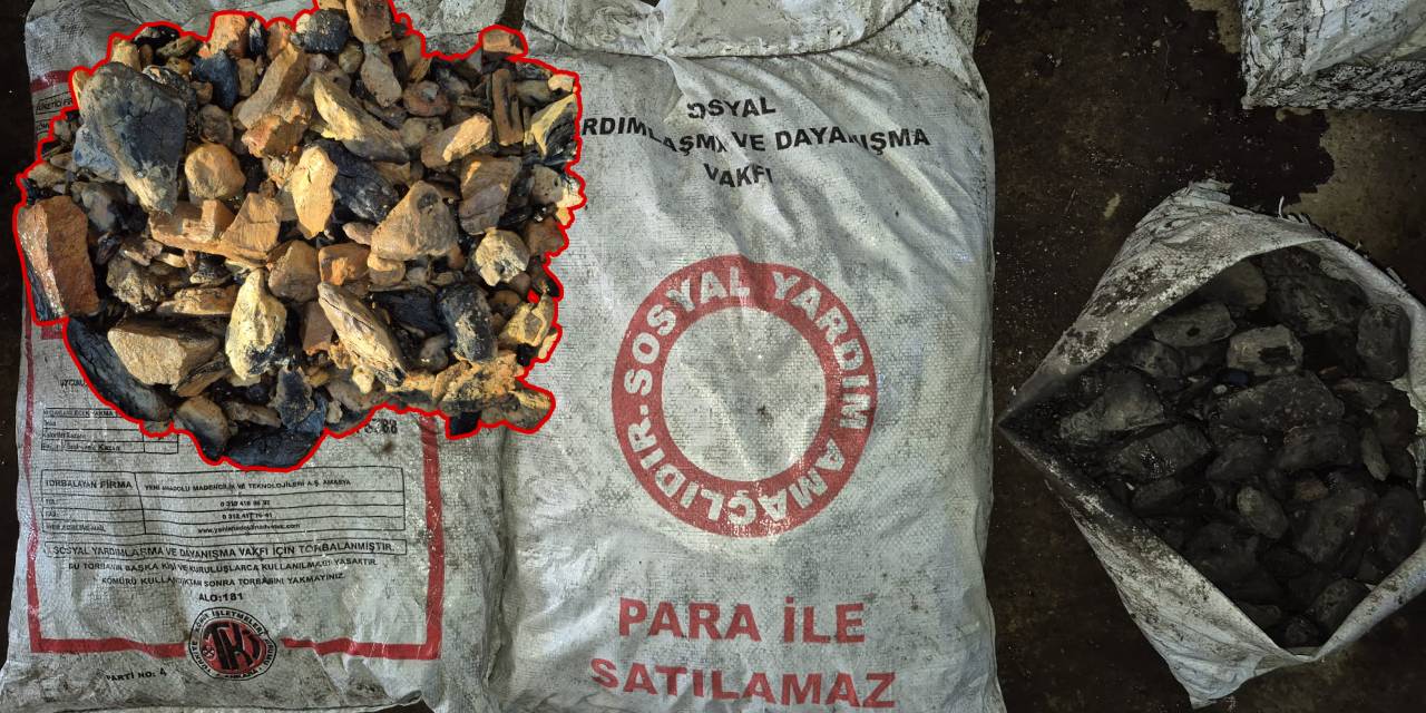 Sosyal yardım diye verilen kömürün 17 kilosu taş çıktı! 3.8 milyar liralık rezalet
