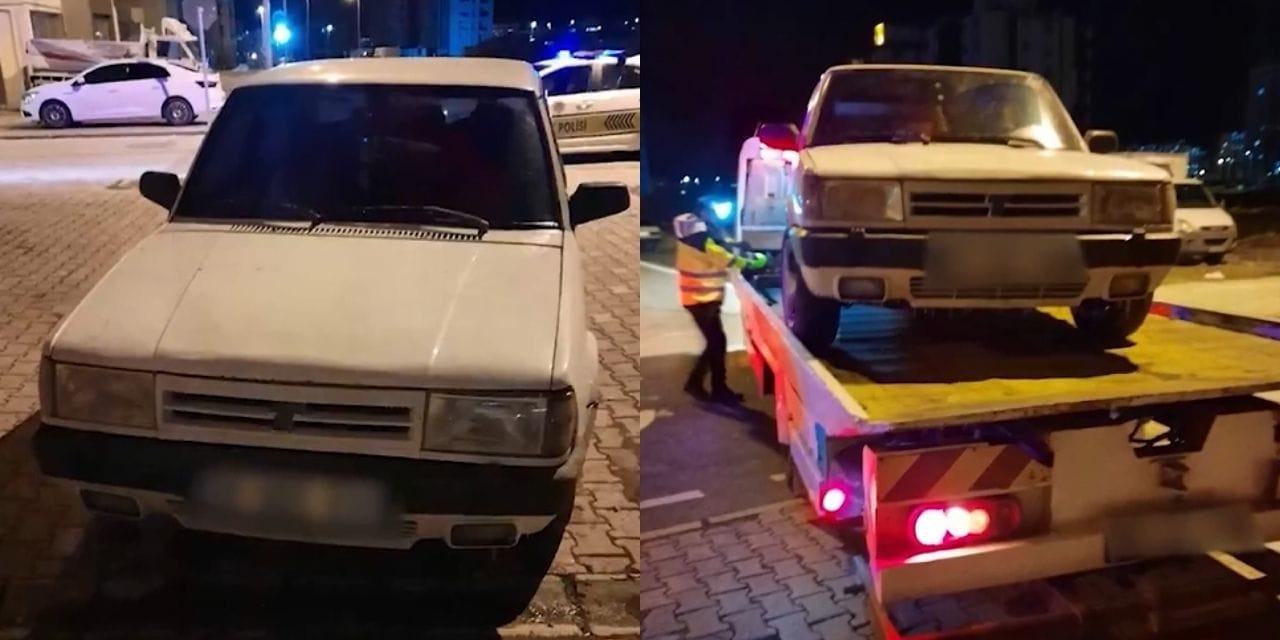 Kayseri'de "dur" ihtarına uymayan sürücüye 455 bin lira ceza