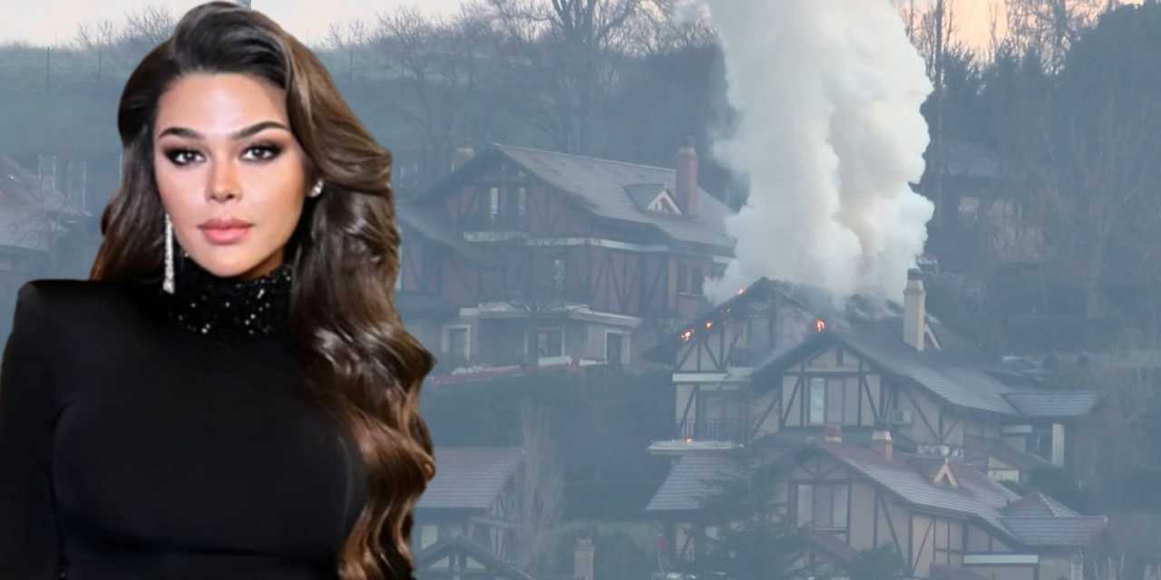 Oyuncu Aslıhan Karalar'ın 3 katlı villasında yangın!
