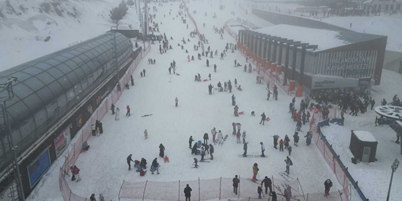 Palandöken'e hafta sonu akını!